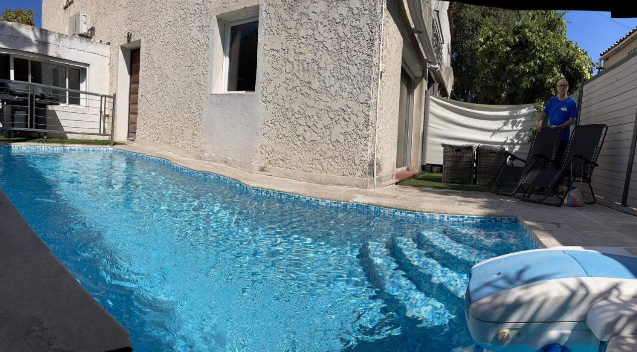 Appart Piscine Privee 80M2 7Mn Velodrome Et Metro Marseille Eksteriør bilde