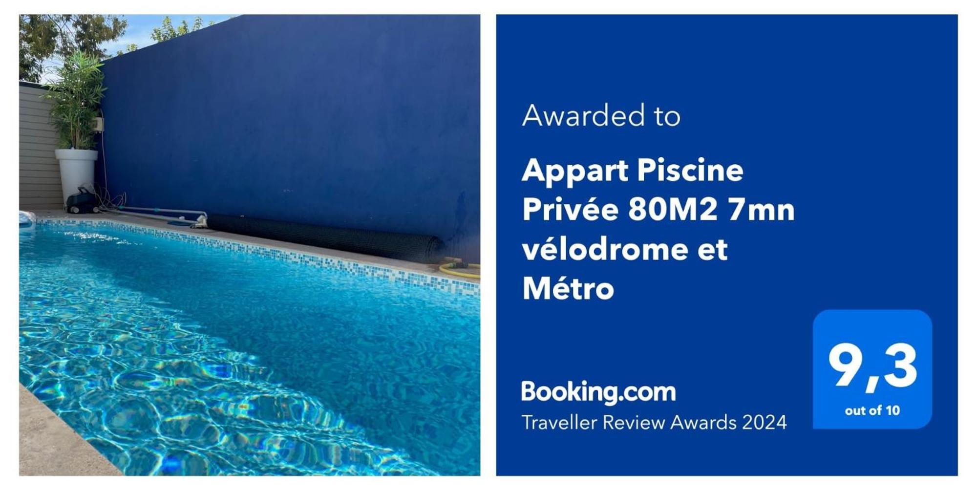 Appart Piscine Privee 80M2 7Mn Velodrome Et Metro Marseille Eksteriør bilde