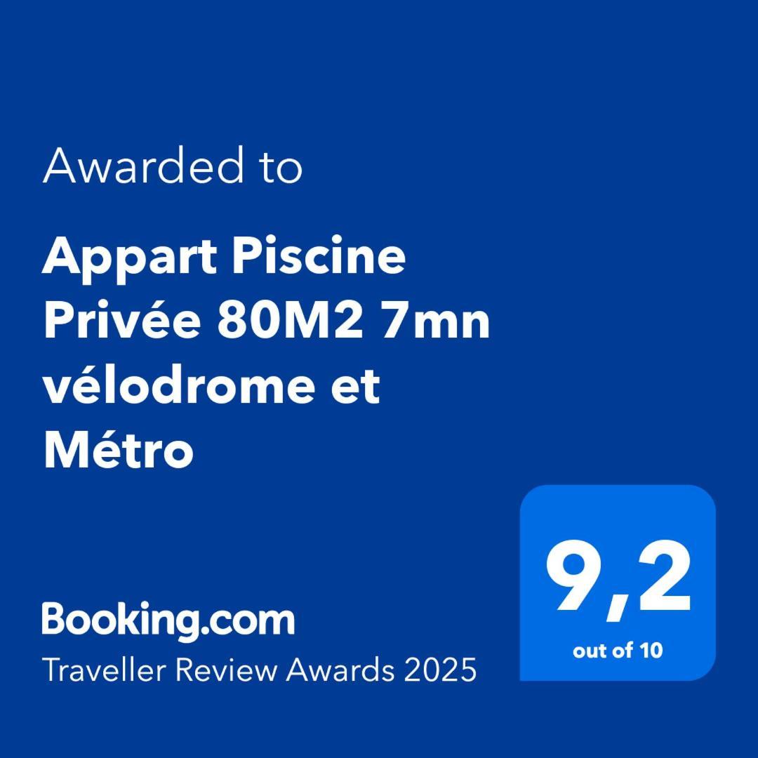Appart Piscine Privee 80M2 7Mn Velodrome Et Metro Marseille Eksteriør bilde